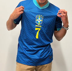 Vini Jr #7 Brazil Away Jersey