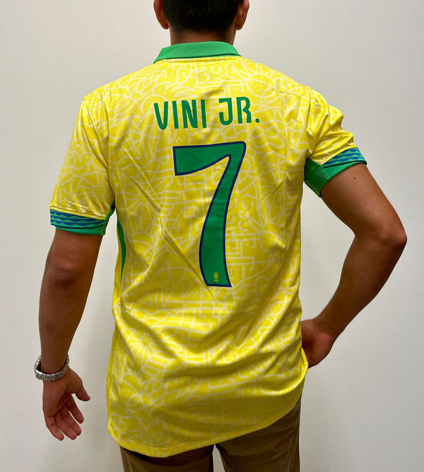Vini Jr #7 Brazil Home Jersey
