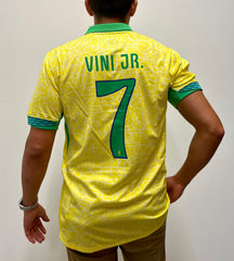 Vini Jr #7 Brazil Home Jersey