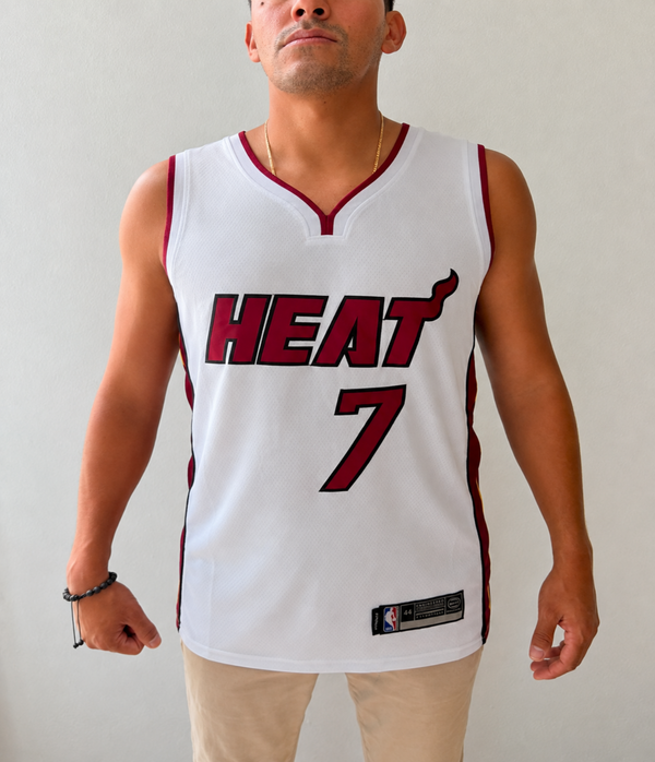 Miami Heat Antetokounmpo #7 White