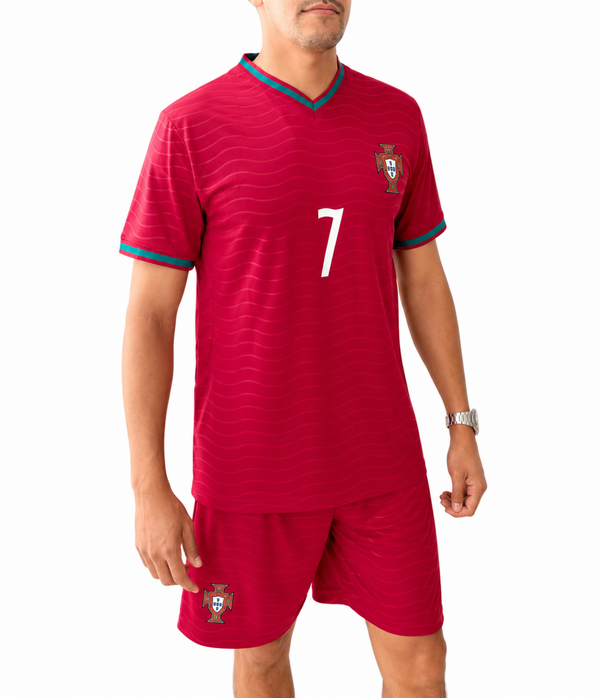 Portugal Ronaldo #7 Home Set