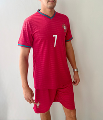 Portugal Ronaldo #7 World Cup Jersey with shorts