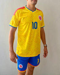 Colombia James #10 World Cup Jersey with Shorts