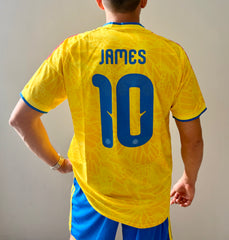 Colombia James #10 World Cup Jersey with Shorts