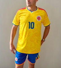 Colombia James #10 World Cup Jersey with Shorts