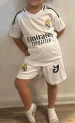 Kids Mbappe #9 Madrid Home Jersey