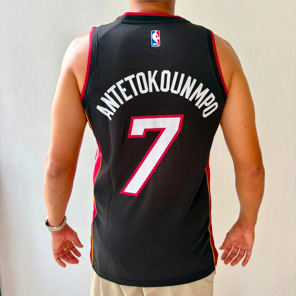 Miami Heat Antetokounmpo #7 Black
