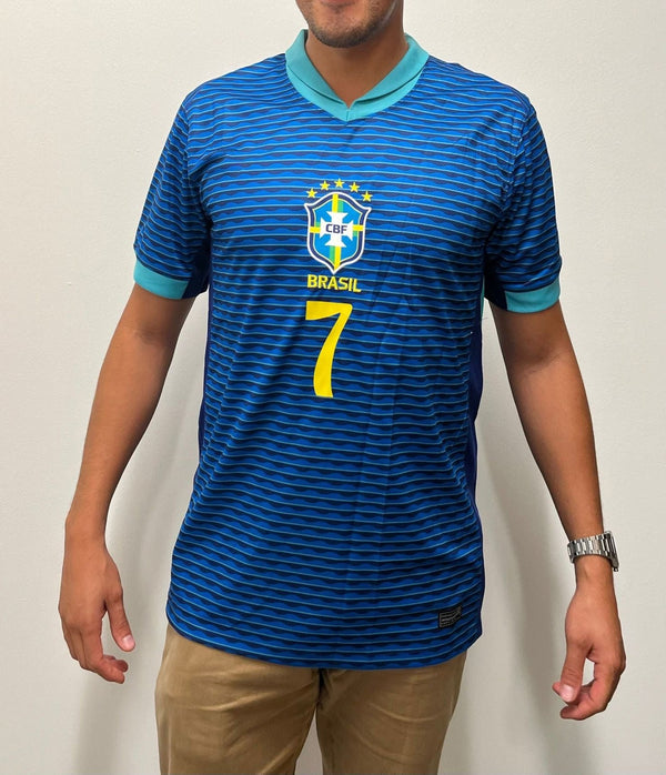 Vini Jr #7 Brazil Away Jersey